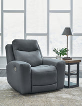 Warmstead Furniture - Ashley Furniture - Mindanao Living Room - PWR REC Loveseat/CON/ADJ HDRST / Coconut - U5950518